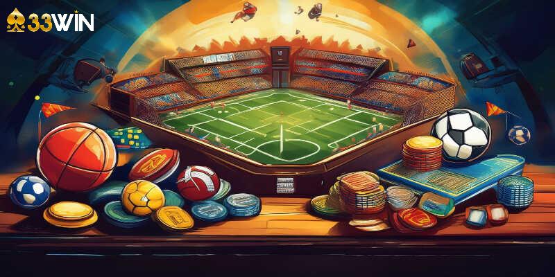 Giao diện thể thao hiện đại, cập nhật kèo theo từng giây